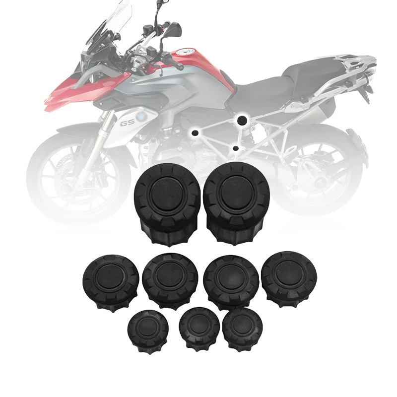 

Motorcycle Frame Hole Cover Caps Plug Decorative Frame Cap Set For BMW R1200GS R1250GS LC Adv Adventure 2014-2021 Universal