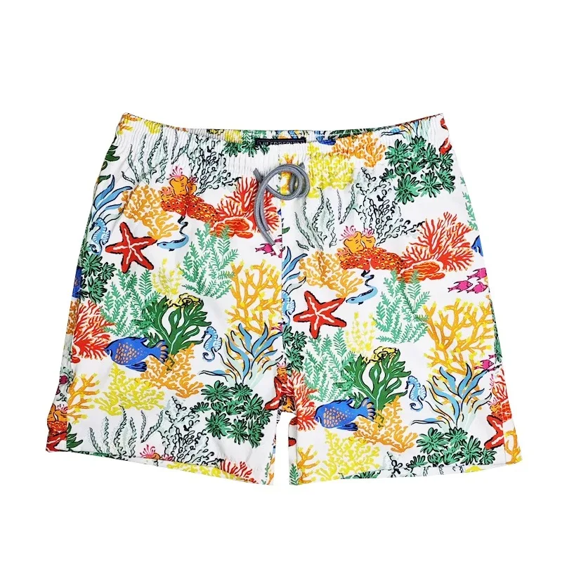 2024 New Wholesale Price Turtle Swimming Shorts Men's Beach Shorts Swim Trunks Quick Dry Bermuda Boardshort Vilebre Shorts Men 2
