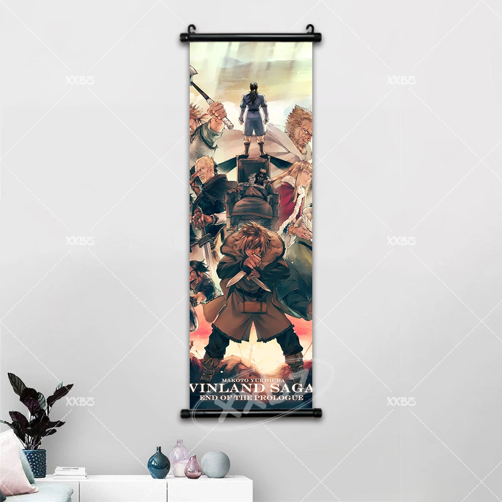 Vinland Saga Anime Wall Art: Thorfinn & Askeladd Decor Canvas Poster