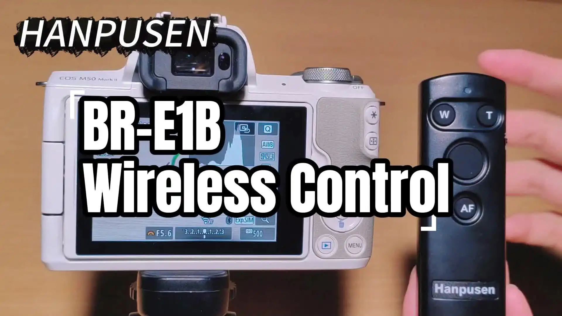 Déclencheur Sans Fil Rechargeable HANPUSEN Pour Nikon - Écran OLED, Zoom, Compatible Z6 II, P1000, Z30, Etc.