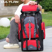 Outdoor Sport Hiking Trekking Travel Luggage Shoulder Climbing Rucksack Bag Large Bag 80L Camping Backpack Women Men Waterproof 1