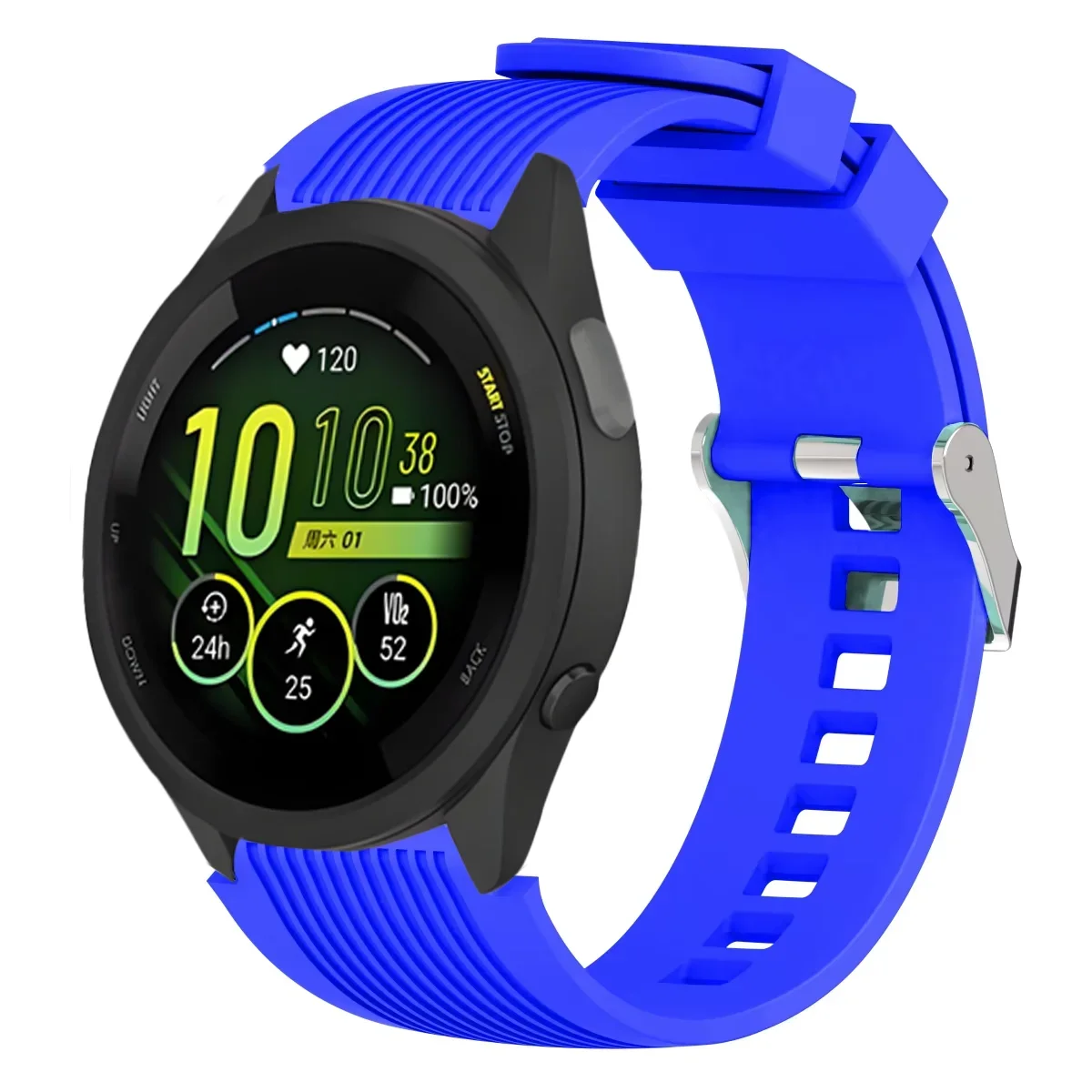 Breathable Silicone Strap for Garmin Smartwatches, 20mm/22mm
