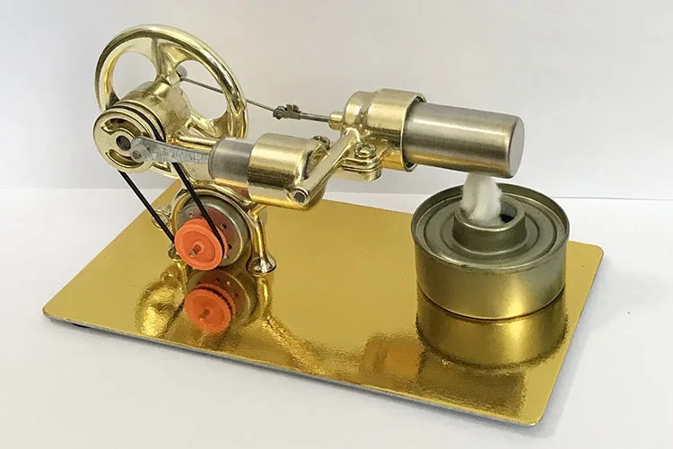 Mini Hot Air Stirling Engine Motor Model Stream Power Physics Science Toy 