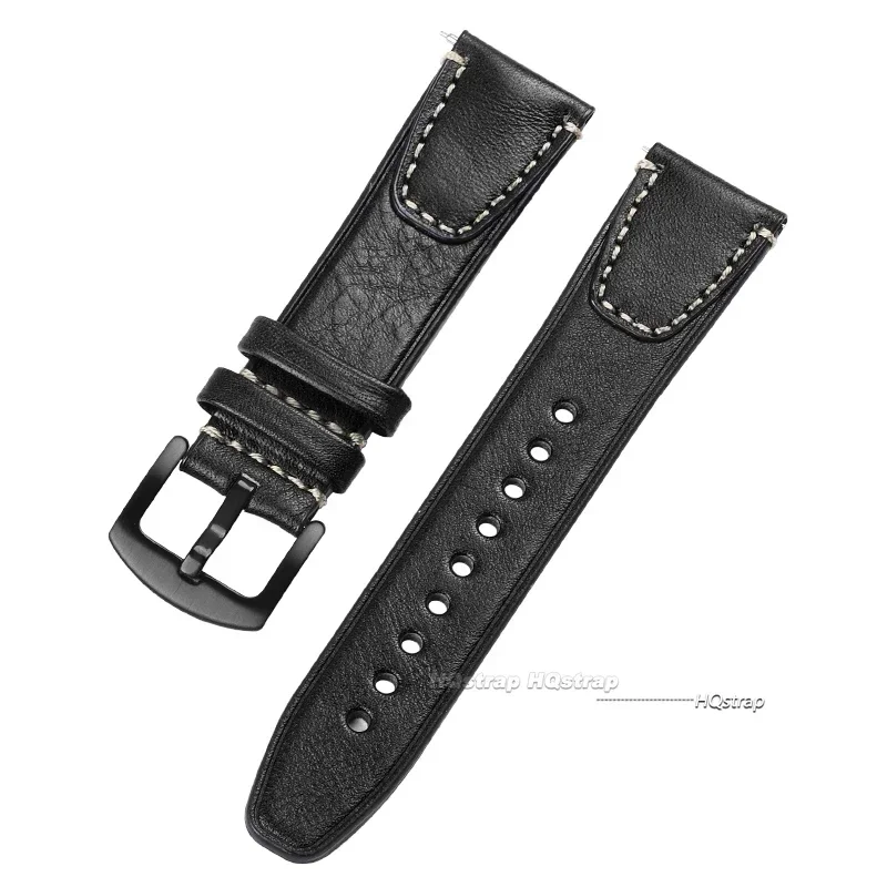 Universal Leather Quick Release Watch Band - Stylish Replacement Strap