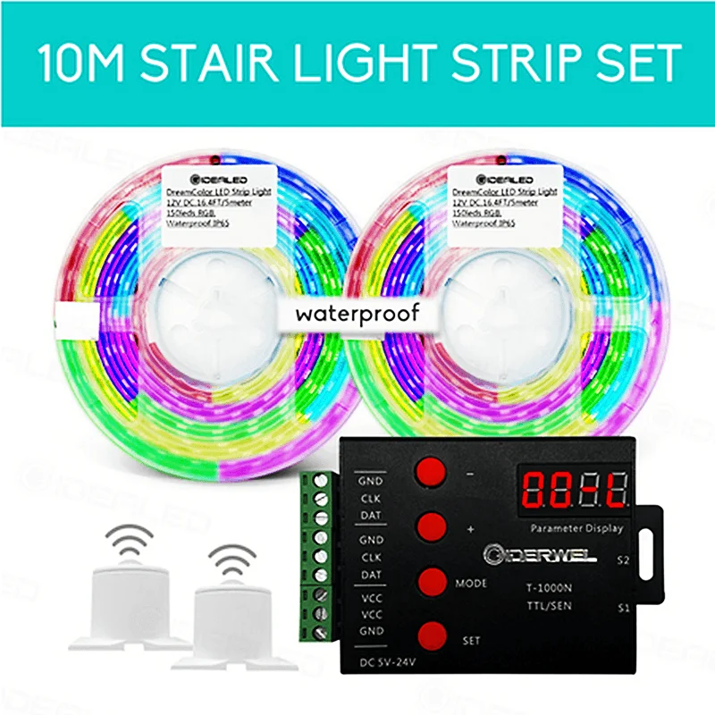 LED motion sensor licht streifen Treppen streamline licht unter schrank nacht licht Address LED RGB Streifen Lichter für die tre unter der drachenwand