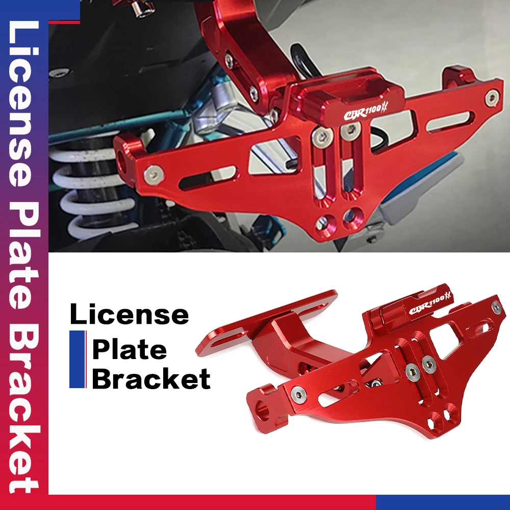 

For HONDA CBR1100XX CBR 1100XX 1997 1998 1999 2000-2007 Moto Part Rear License Plate Tail Frame Holder Bracket Turn Signal Light