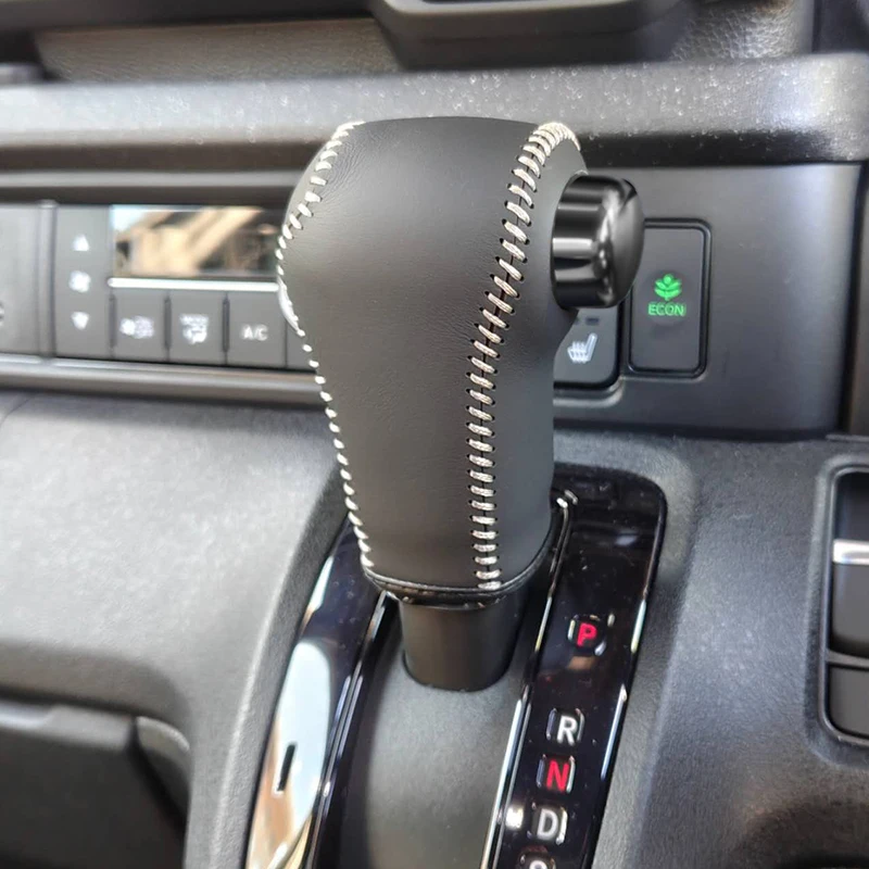 Premium Hand-Stitched Genuine Nappa Leather Gear Knob Cover