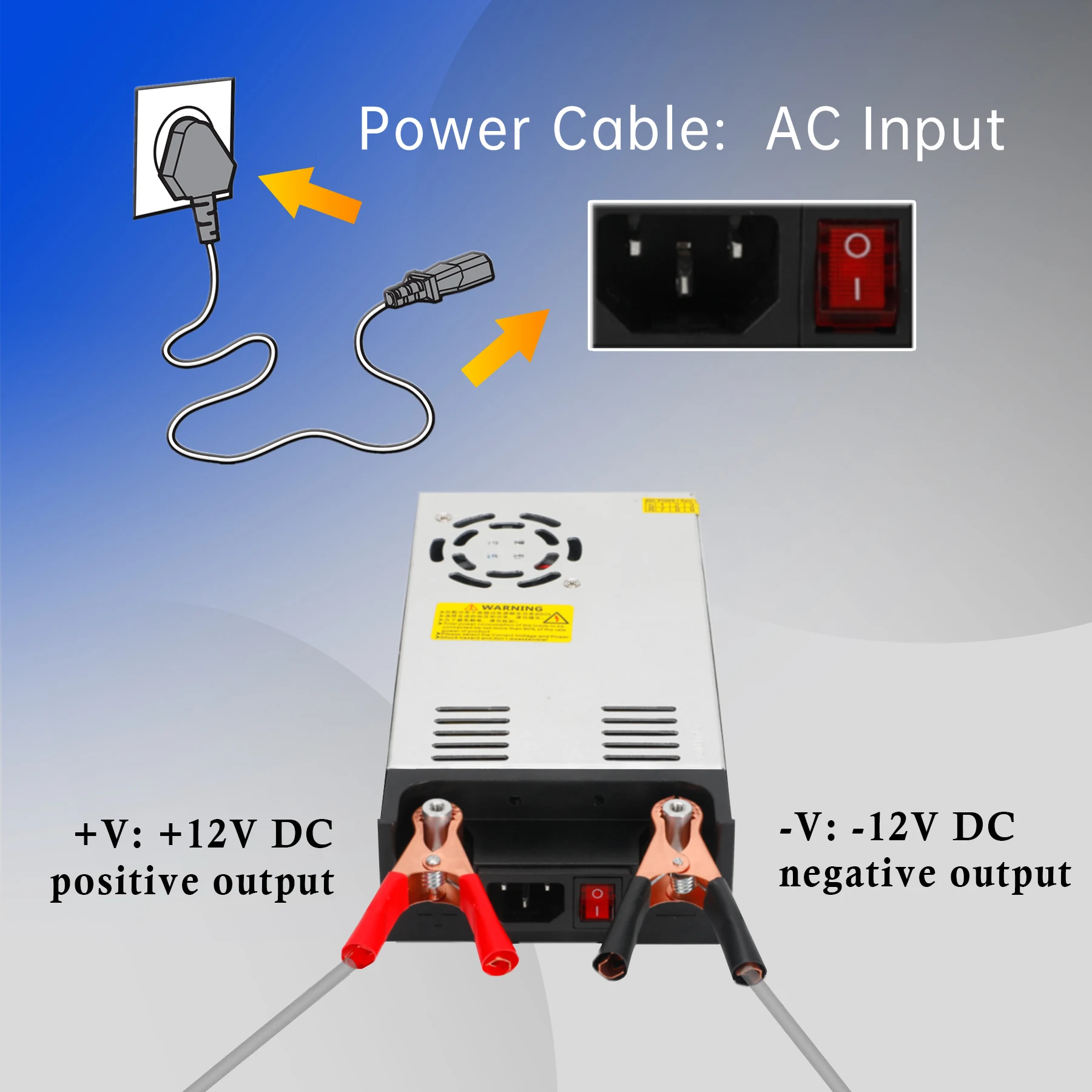 스위칭 전원 공급 장치 SMPS 변압기, AC 110V, 220V, DC 12V, 24V, 36V, 48V, 60V, 5A, 8A, 10A, 15A, 20A, 25A, 30A, 40A, 50A, 600W, 4