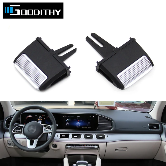 car Dash Front Rear Ac Air Vent Grille Tab Clip Slider For Mercedes Benz  W167 Gls Gle 350 400 450 500 580 2020-2022 - Air-conditioning Installation  - AliExpress