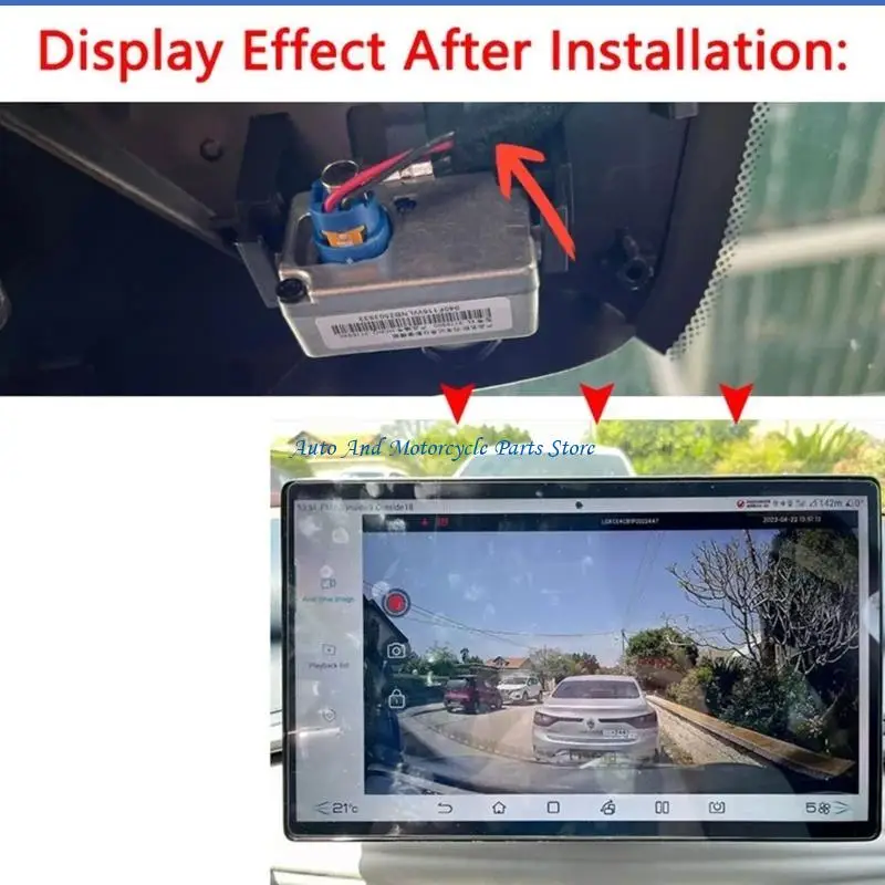 P9FD Fahren Road Recorder Power Kabel Auto Zubehör Ersatz Cams Power Kabel für Atto 3 ADAS Kamera Draht – Detail 9