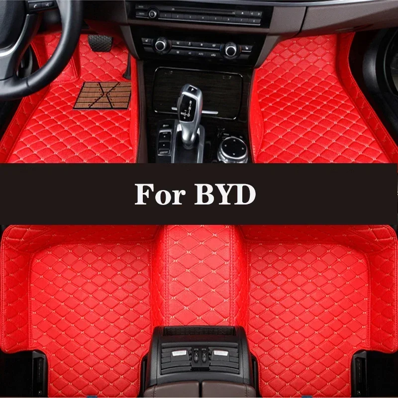 

Full Surround Custom Car Floor Mat For BYD S6(7seat) Waterproof Car Accessories