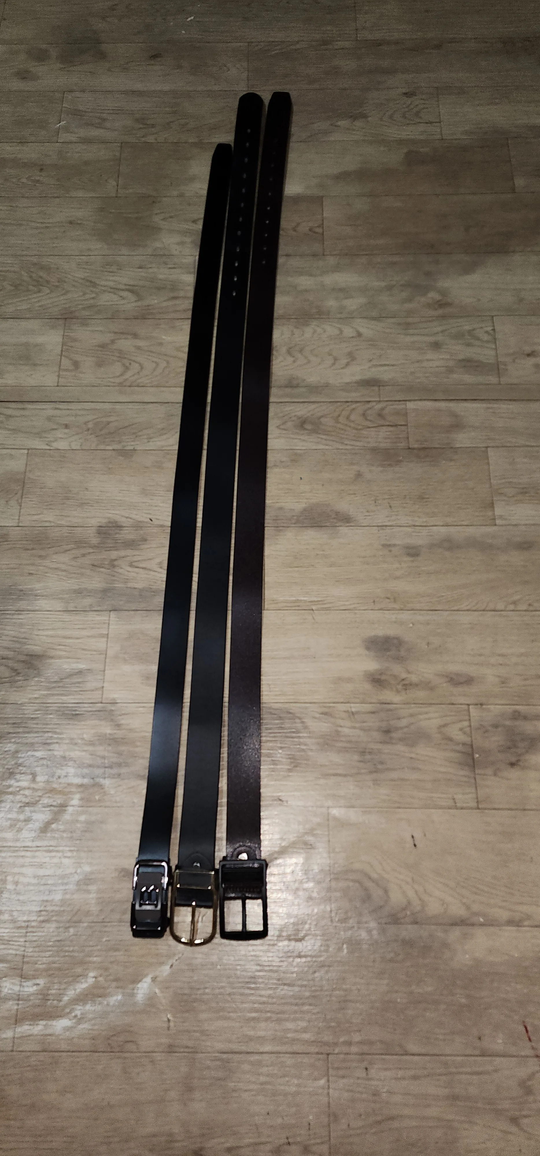 MIDNIGHT SOVEREIGN™ – Black Buckle Genuine Leather Belt photo review