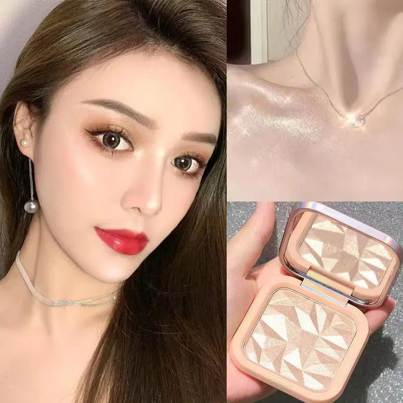 Description Picture 2 of itemFacial Highlighter Makeup Palette 3D Nose Shadow Cosmetics Face Contouring Shadow Palette Ginger Highlighter Beauty Makeup Tool