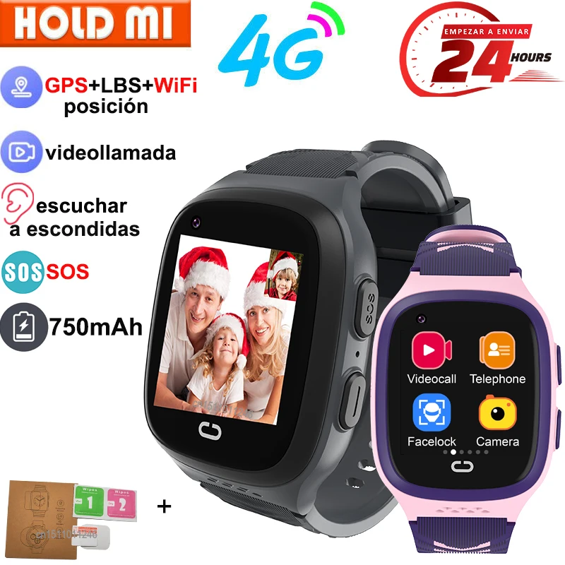 Xiaomi-reloj inteligente 4G para niños y niñas, dispositivo con tarjeta SIM,  videollamada, GPS, WIFI, rastreador, 2024 - AliExpress