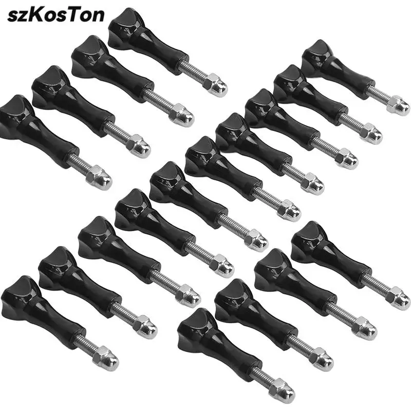 1/5/10 Pcs Long Alumunium Thumbscrew Compatible for Gopro Hero 12/11/10/9/8/7/6/5/4/3 DJI OSMO Action 3 4 Cameras Insta360 X4 X3