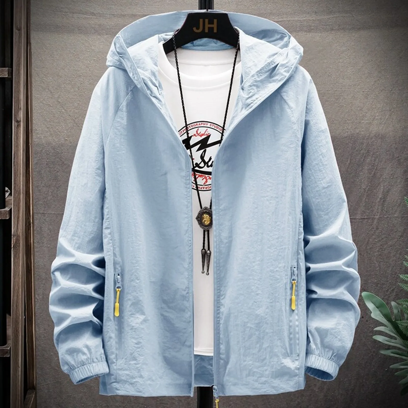 

Hoodies Windbreaker Men's Jacket Spring Autumn Casual Jacket Zipper Wind Proof Waterproof Outdoor Sweater Athletes Cardigan Coat