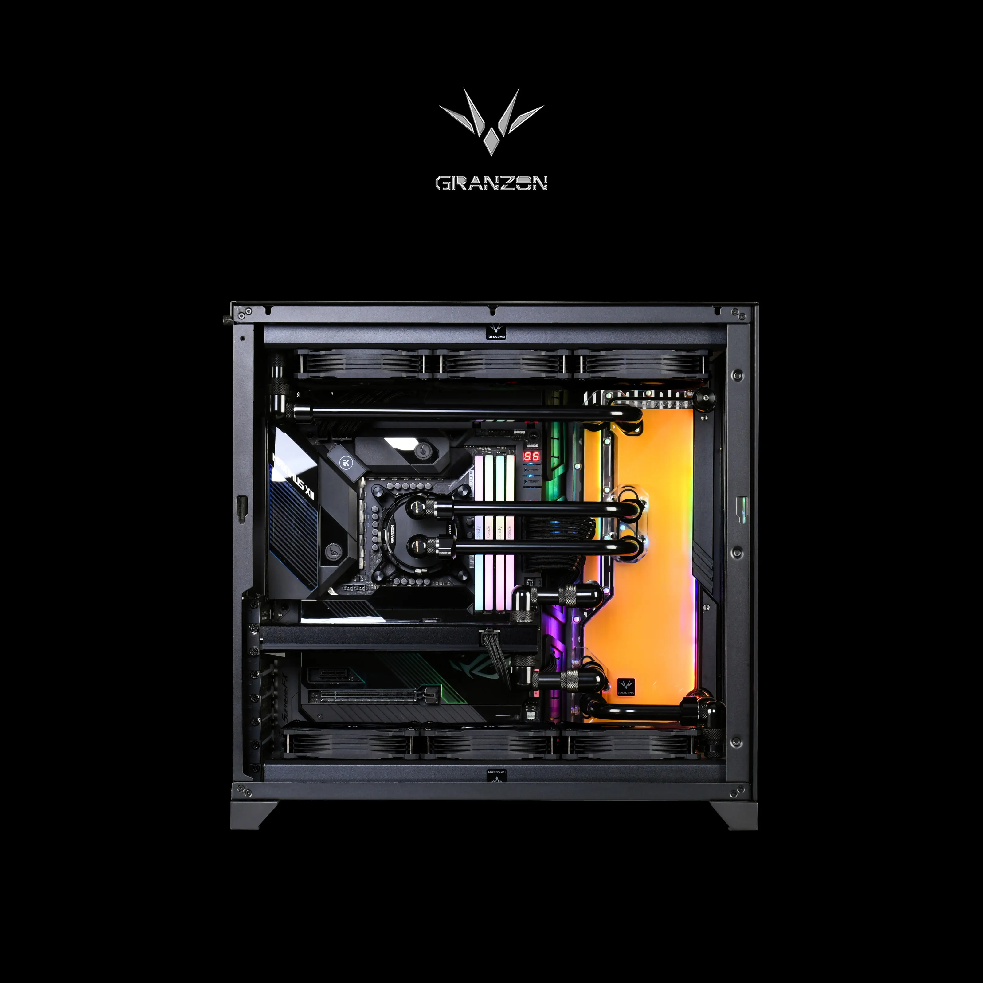 Bykski Acrylic Distro Plate /Board Cooler Solution for ASUS ROG Hyperion  GR701 /Kit for CPU and GPU Block /Instead Reservoir - AliExpress