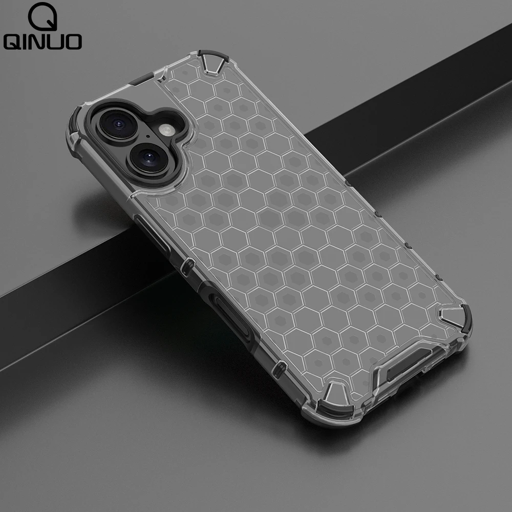 Luxury Honeycomb Hybrid Military Armor Shockproof Case - Hard PC Cover
