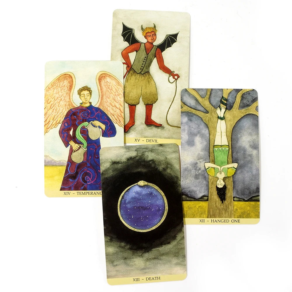 Mara Lunne 타로 카드 덱, 활기찬 일러스트, 타로 연인 초보자