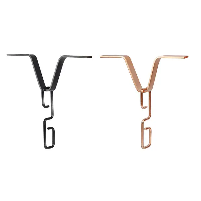 Adaptateur En V Pour Chaîne De Pluie - Crochet De Gouttière En Fer Anti-Rouille, Pour Décorer Et Guider L'Eau