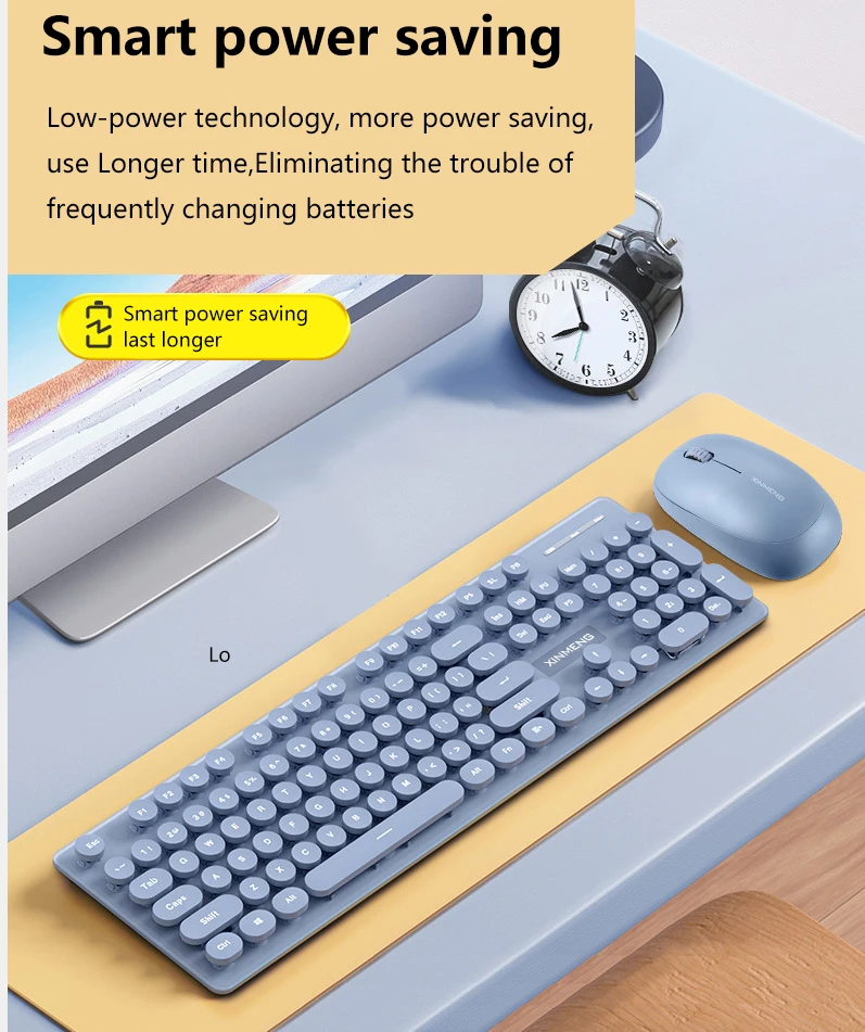 UTHAI-Conjunto de Teclado e Mouse Sensível Mecânico,