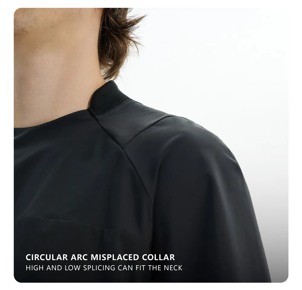Reindee Lusion 24ss Quick drying ice feel material t-shirt side pockets elastic uv proterction fabric techwear gorpcore