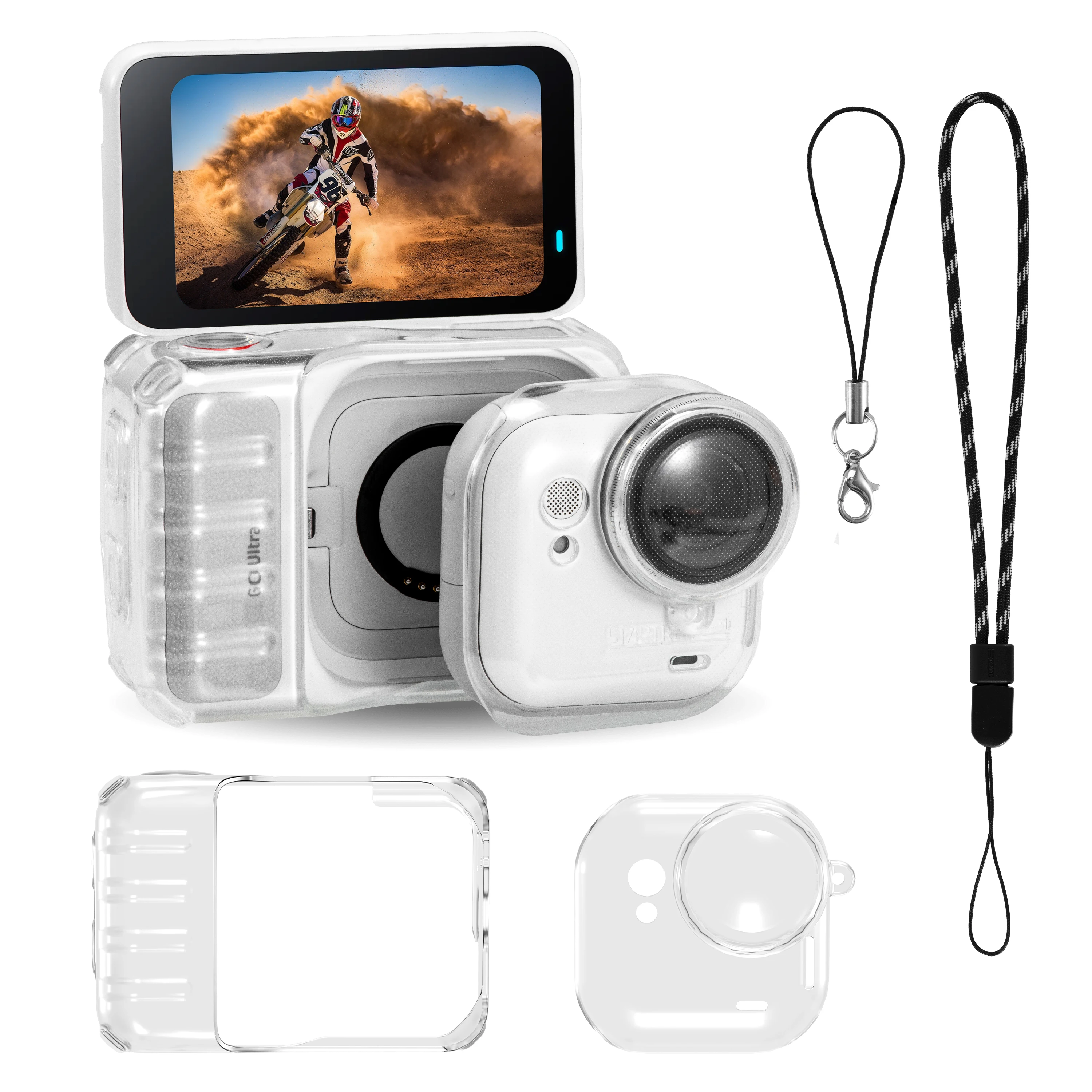 Étui TPU transparent pour Insta360 GO - Anti-rayures & chute