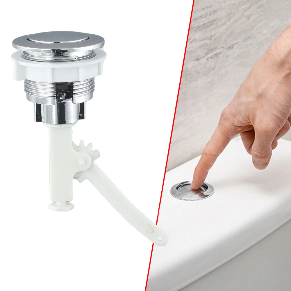 Description Picture 3 of item38mm Bathroom Toilet Push Button Single Flush Button Water Tank Round-Valve Rods Push Button Saving-Toilet Accessories