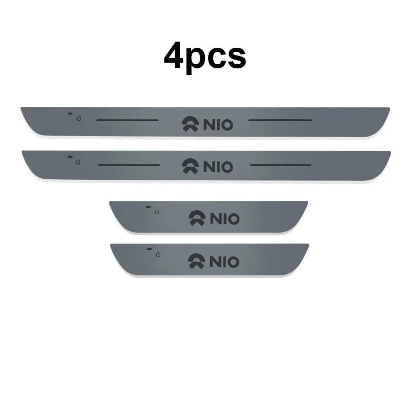 Car Door Sill Light Threshold Lamp LED Welcome Plate Pedal Light Car Doors For Weilai Nio ES6 EC6 ES8-ET7 EP9 Eve ET5