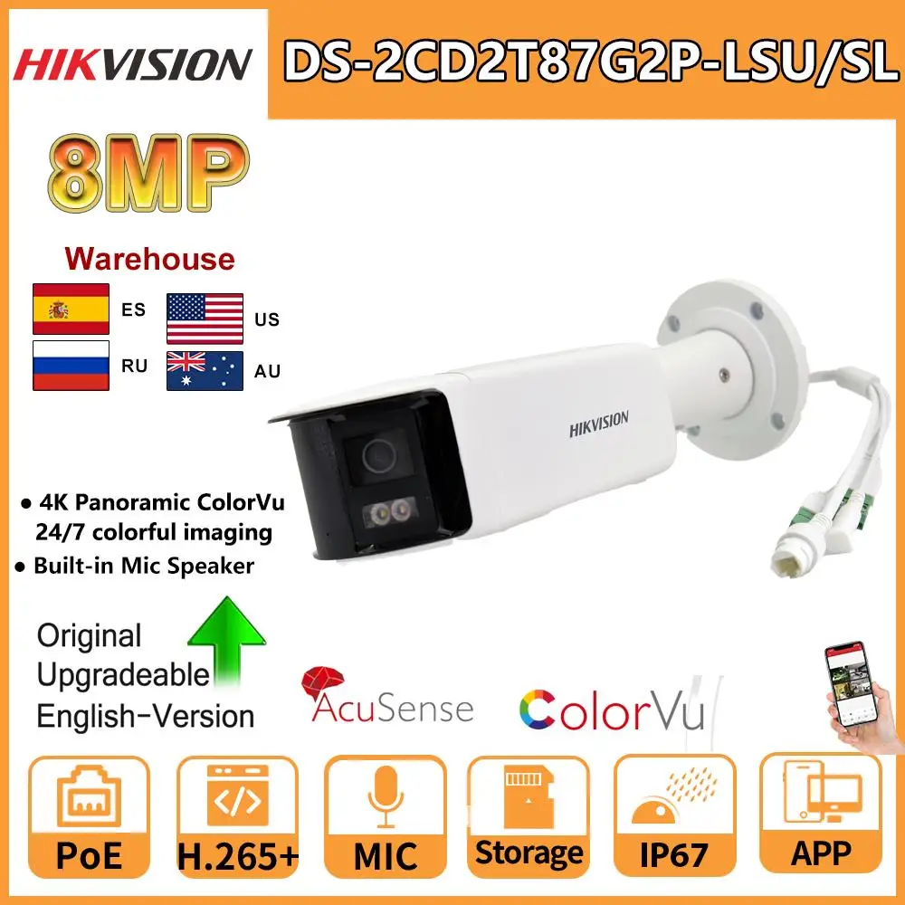 Hikvision 8MP Panoramic ColorVu Bullet IP Camera