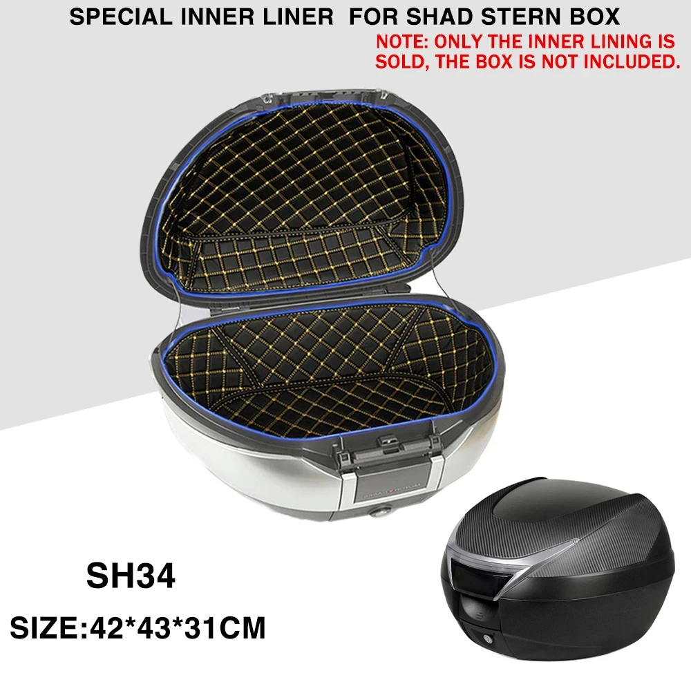 Per Shad Sh34 Bauletto Bauletto Bauletto Contenitore Interno Fodera Portaoggetti Bauletto Bauletto Rivestimento Portaoggetti In Pelle Impermeabile