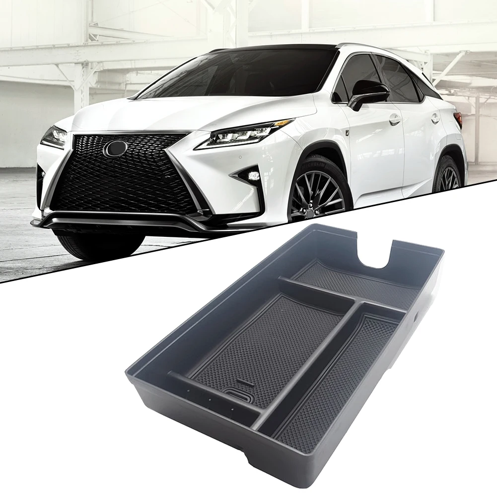 

Car Central Armrest Storage Box Accessories For Lexus RX 450h+ 500h 2023 2024 Direct Installation Storage Boxes ABS Plastic