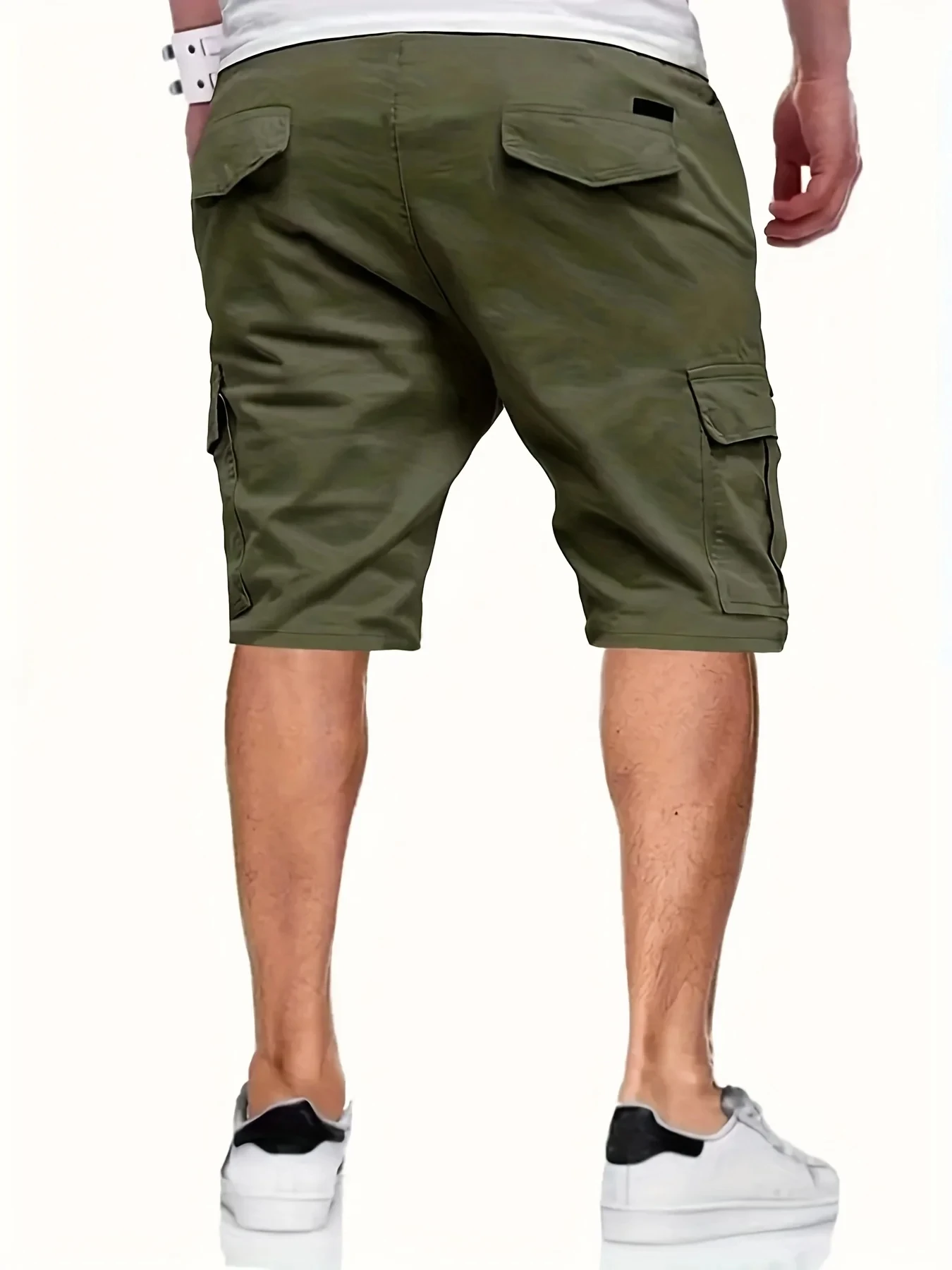 US Plus Size Cargo Shorts Men's Fashion Summer Ins Casual Big Size Pants Students Trend Port Wind Gym Pants Outwear Men 4