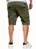 US Plus Size Cargo Shorts Men's Fashion Summer Ins Casual Big Size Pants Students Trend Port Wind Gym Pants Outwear Men 4