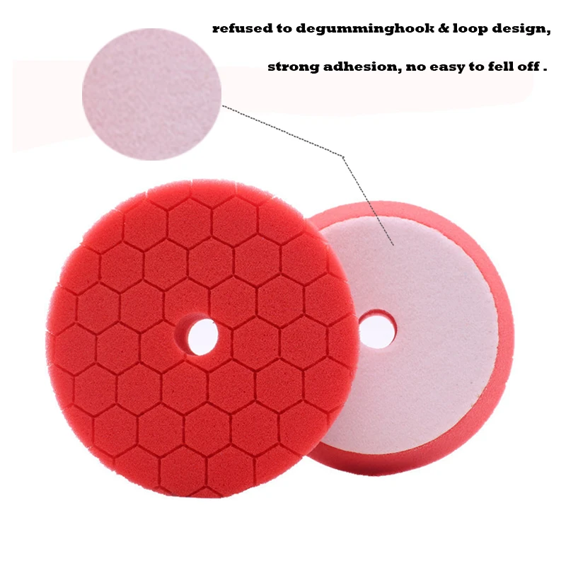 5inch Car Polishing Pad Kit Set Self-Adhesive Buffing Waxing Sponge Wool Wheel Polishing Pad For Car Polisher Drill 5