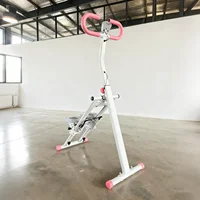 Pink Stair Climber Folding Cardio Exercise Stepper Stairmaster For Home Gym 5