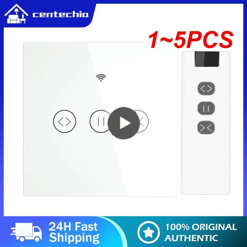 

Умные сенсорные роликовые жалюзи с Wi-Fi RF433, 1-5 шт., переключатель двигателя, работает с приложением Alexa Home