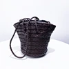 Drawstring Bucket Composite Bags For Women Luxury Designer Handbags  Purses 2024 New In Fashion PU Weave Large Capacity Shoulder 3