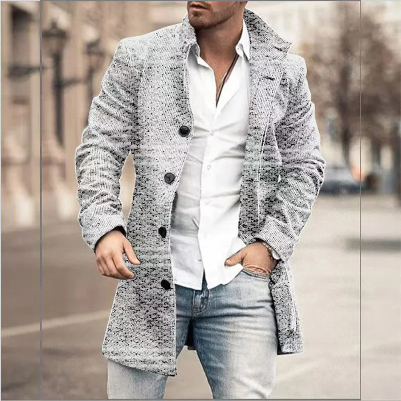 معطف رجالي خريفي شتوي