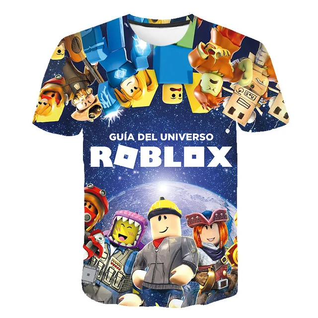 Jogo robloxing t camisa crianças kawaii 2021 ano novo estilo engraçado  verão dos desenhos animados 3d camiseta para meninos meninas do miúdo roupas  4-14 ano - AliExpress