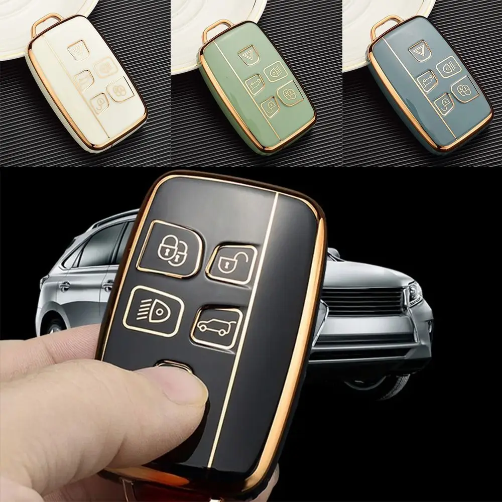 Tpu Remote Key Case Holder 5 Button Key Case Cover Key Protector Per Land/Rover/Range/Rover/ Sport/Evoque/Freelander/Velar