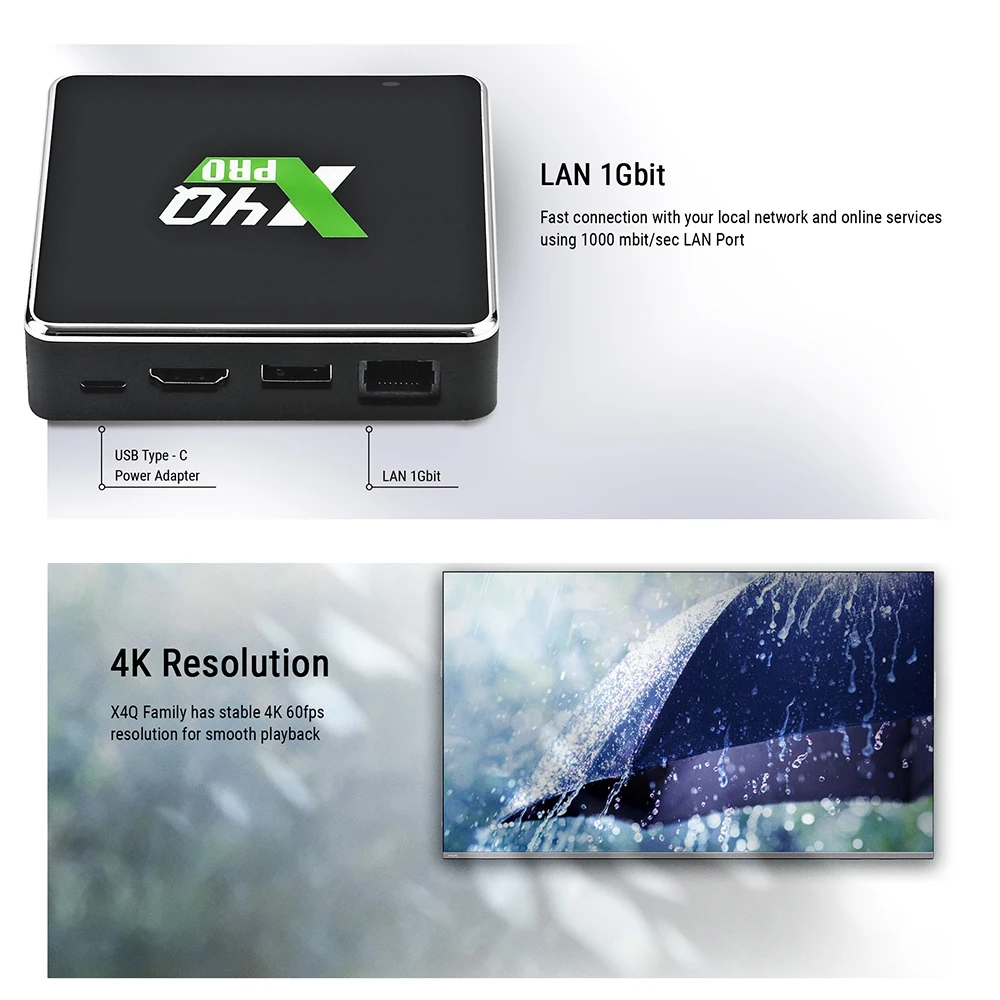 Ugoos X4Q Plus Mini PC 4G+64G Amlogic S905X4 TV Box Android 11 - Mini PC TV  Box Store