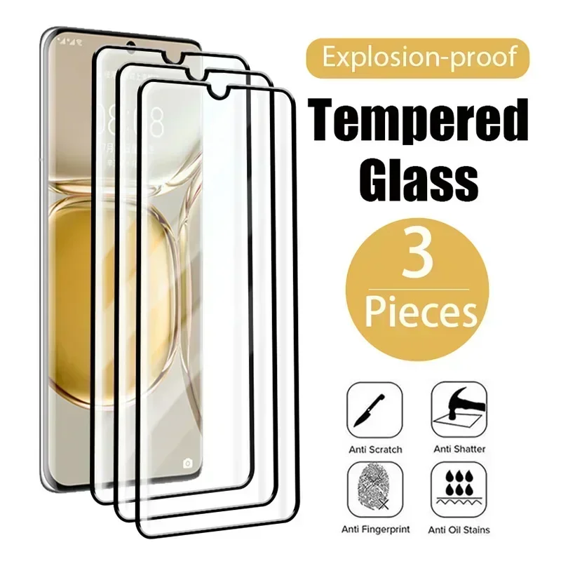 

Закаленное стекло 9D для Huawei Nova 5T P30 Pro P40 P20 Mate 20 Lite E 3 шт., Защита экрана для Huawei P Smart Z Y7 2019 2021