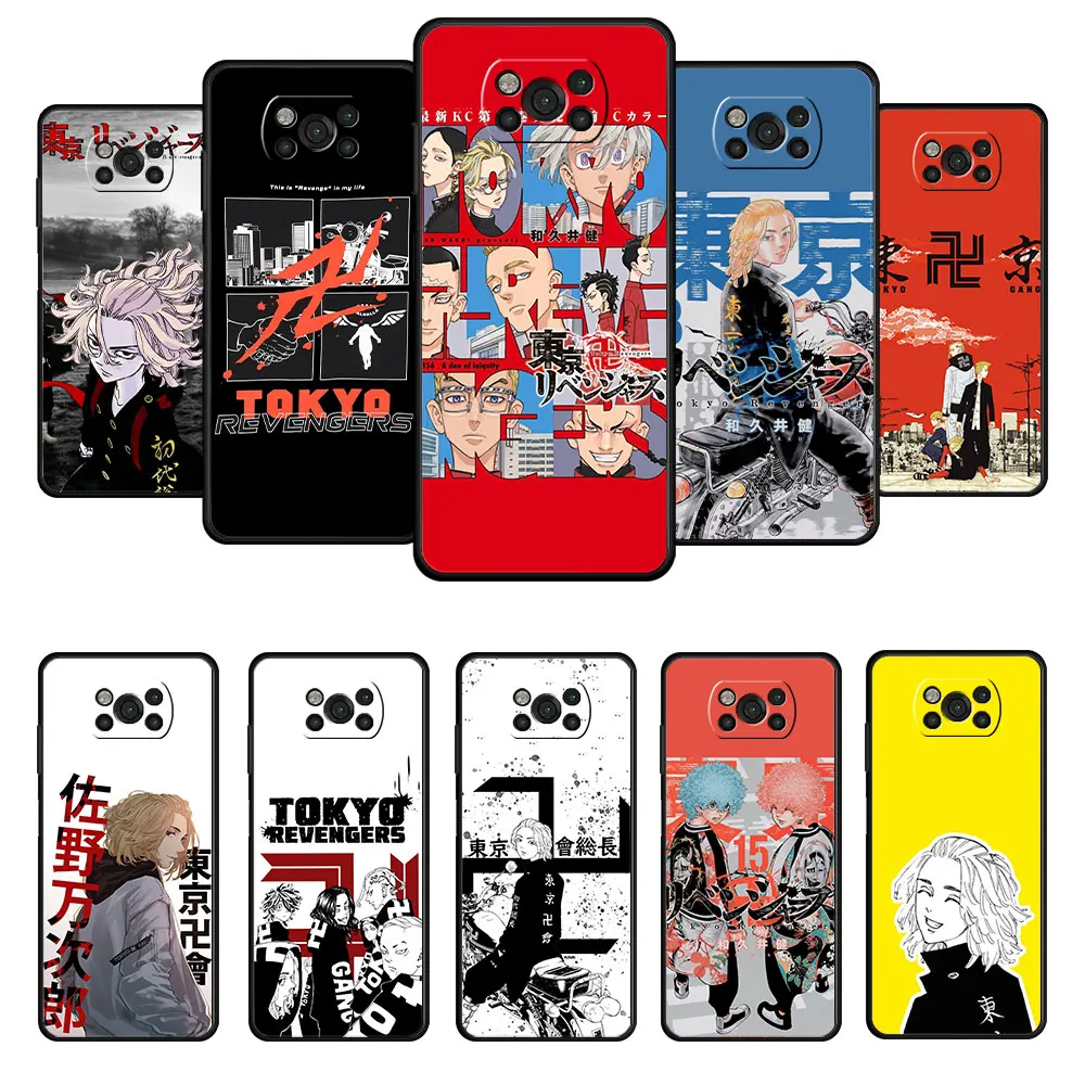 Anime tokyo revengers Armor Celulares Xiaomi POCO 9T M3 F4 GT M4 Pro 5G