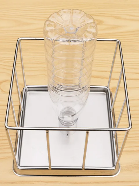 Stainl Steel Turtle Feeder f Water Turtle Di Indoor Fi Tank Auatic Feeder Pet Tortoise Water Basin Feeding Tray