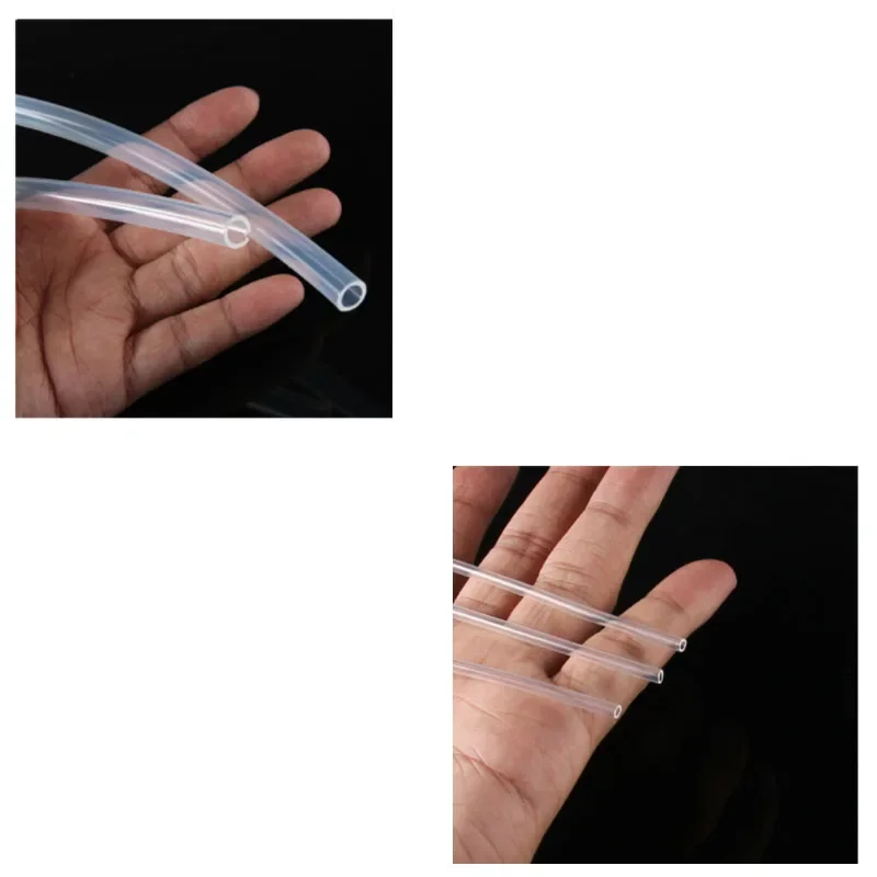 5-10M/roll Food Grade Transparent Silicone Hose ID 0.3 0.4 0.5 0.6 0.8 1 2 3 4 5 6mm Flexible Nontoxic Silicone tube