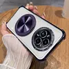 For Realme 14 Pro Plus Cover Lens Film Electroplating Transparent TPU Bracket Anti-fall Soft Cover For Realme Pro Plus Funda 5