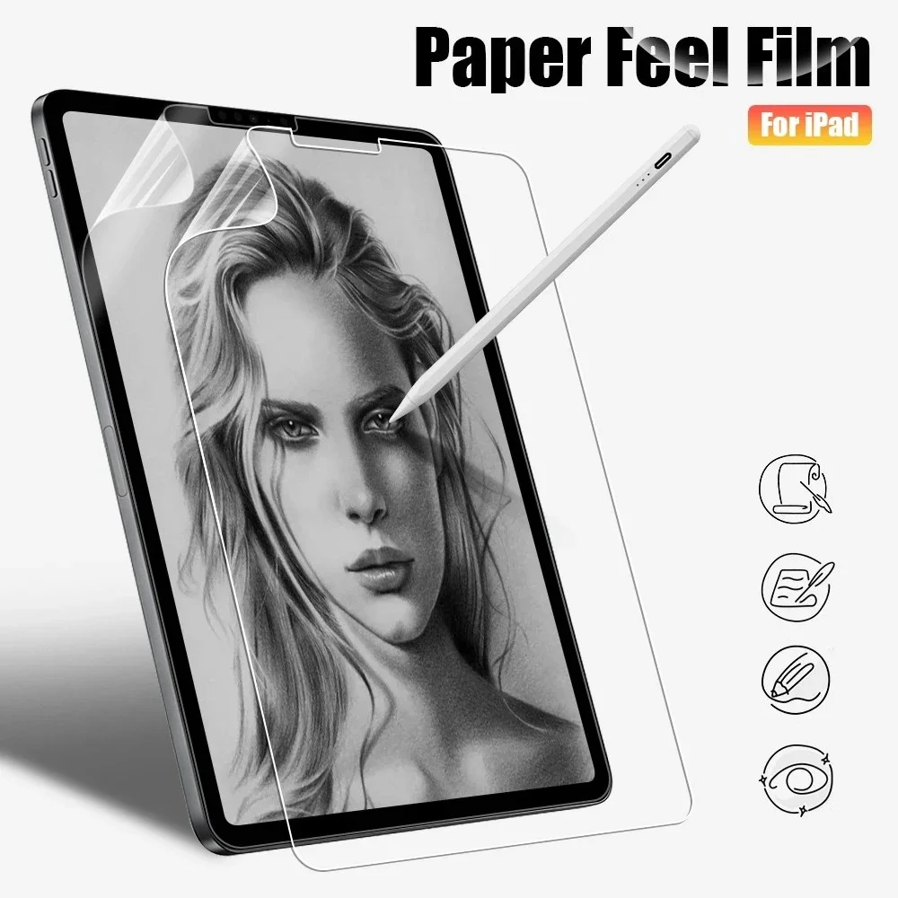 Pellicola Salvaschermo Simile Alla Carta Per Samsung Galaxy Tab A8 10.5 A7 S6 Lite S7 Fe S8 Plus S8 Ultra A 10.1 10.5 9.7 S2 S3 S5E Advanced2