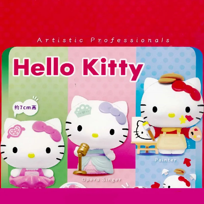 

3 Models HelloKites Artist Series Action FIgures Anime Peripheral Products Collection Ornaments Children's Gifts
