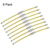 uxcell Wire Keychain Key Ring Loop Cable for Handbag Lanyard Zipper PVC Coated Stainless Steel 2